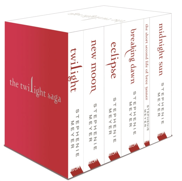 Book cover of: Twilight Saga 6 Book Set (White Cover). By: Stephenie Meyer