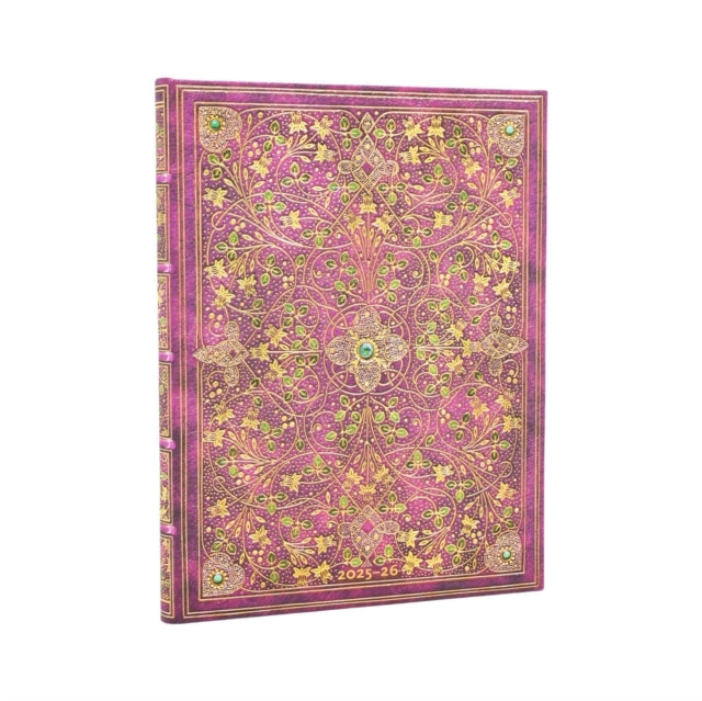 Book cover of: 2026 Diamond Jubilee (Sangorski & Sutcliffe) Ultra 18-month Vertical Hardcover Flexi Dayplanner 2025-2026 (Elastic Band Closure). By: Paperblanks