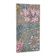 Book cover of: 2026 Morris Pink Honeysuckle (William Morris) Slim 12-month Horizontal Hardcover Flexi Dayplanner 2026 (Elastic Band Closure). By: Paperblanks