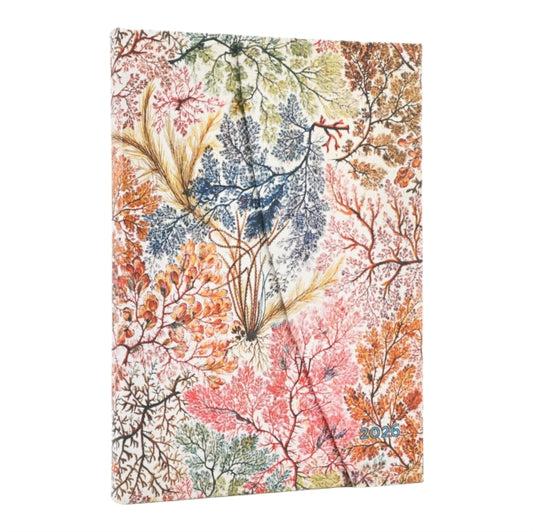 Book cover of: 2026 Anemone (William Kilburn) Midi 12-month Vertical Hardcover Flexi Dayplanner 2026 (Wrap Closure). By: Paperblanks