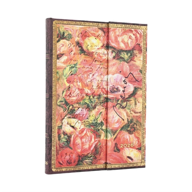 Book cover of: 2026 Renoir, Letter to Morisot (1892) (Embellished Manuscripts Collection) Midi 12-month Verso Hardcover Flexi Dayplanner 2026 Renoir, Letter to Morisot (1892 (Wrap Closure). By: Paperblanks