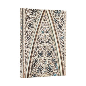 2026 Vault of the Milan Cathedral (Duomo di Milano) Midi 12-month Verso Hardcover Flexi Dayplanner 2026 (Wrap Closure)