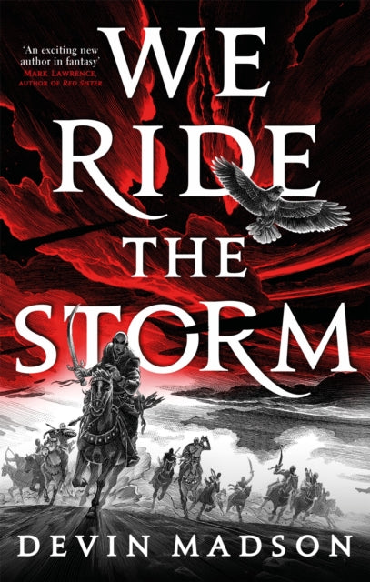 Book cover of: We Ride the Storm. By: Devin Madson