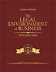 Book cover of: Legal Environment of Business. By: Cross, Frank B.