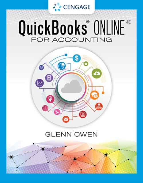 Book cover of: Using QuickBooksA® Online for Accounting 2021. By: Glenn Owen