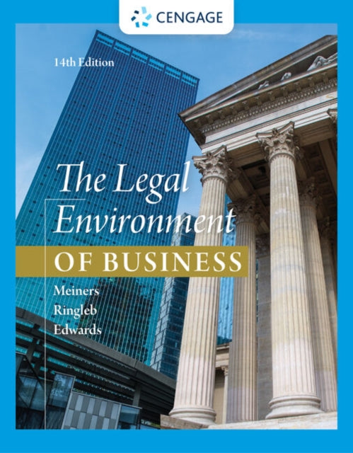 Book cover of: Legal Environment of Business. By: Roger E. Meiners
