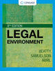 Book cover of: Legal Environment. By: Jeffrey F. Beatty