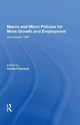 Book cover of: Macro And Micro Policies For More Growth And Employment. By: Herbert Giersch