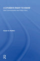 Book cover of: Citizen's Right To Know. By: Susan G. Hadden