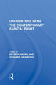 Book cover of: Encounters with the Contemporary Radical Right. By: Peter H. Merkl