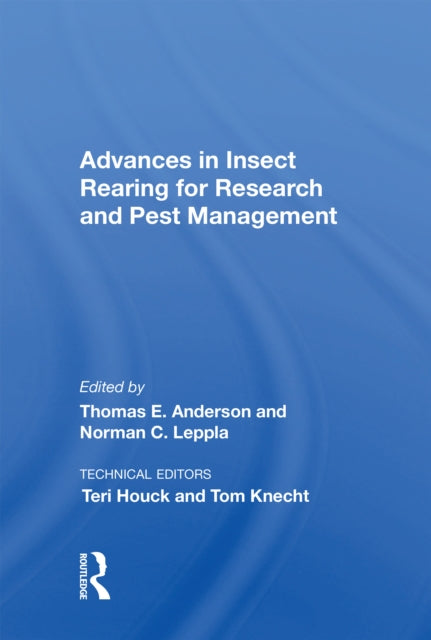 Book cover of: Advances In Insect Rearing For Research And Pest Management. By: Thomas E. Anderson