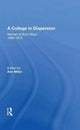 Book cover of: College in Dispersion. By: Ann Miller
