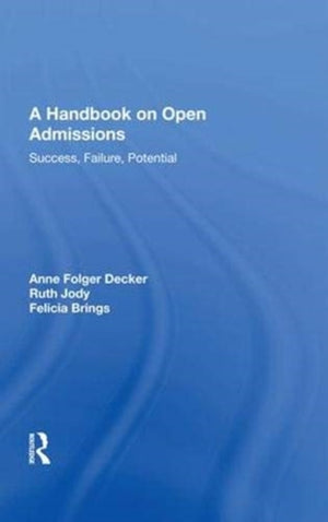 Handbook On Open Admissi