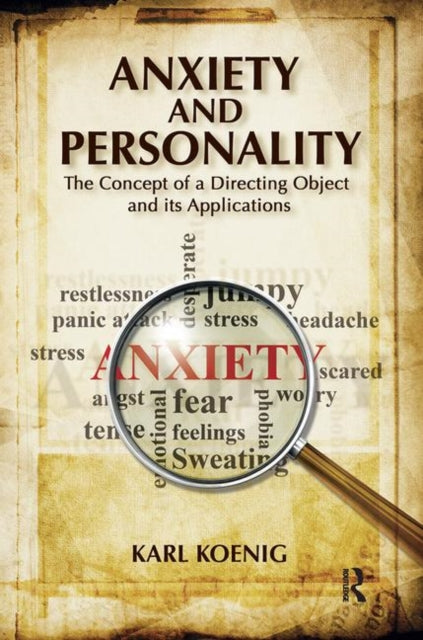 Book cover of: Anxiety and Personality. By: Karl Koenig