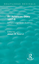 Book cover of: American Diary 1857-8: Barbara Leigh Smith Bodichon. By: Reed, Jr., Joseph W.