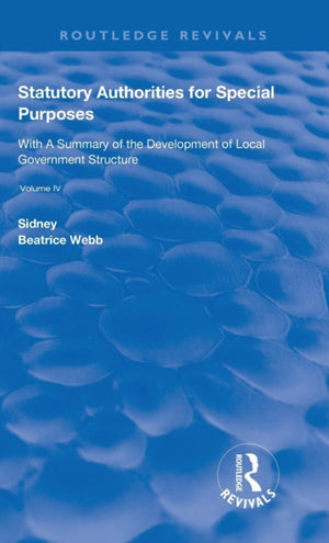 Statutory Authorities for Special Purposes