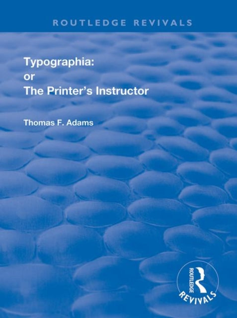 Book cover of: Typographia. By: Thomas F. Adams