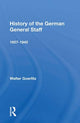Book cover of: History of the German General Staff. By: Walter Görlitz