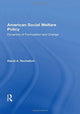 Book cover of: American Social Welfare Policy. By: David A. Rochefort