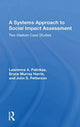 Book cover of: Systems Approach To Social Impact Assessment. By: Lawrence A. Palinkas