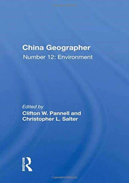 Book cover of: China Geographer