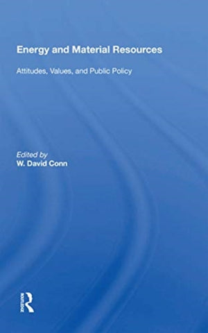 Energy And Material Resources