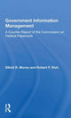 Book cover of: Government Information Management. By: Elliott R. Morss