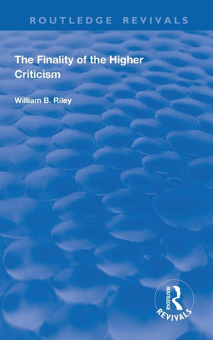 Finality of the Higher Criticism