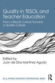 Book cover of: Quality in TESOL and Teacher Education. By: Juan de Dios Martínez Agudo