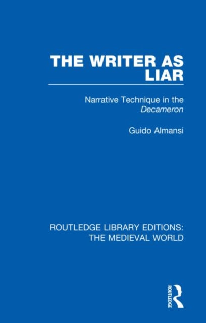 Book cover of: Writer as Liar. By: Guido Almansi