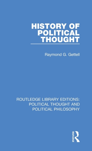 Book cover of: History of Political Thought