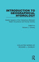 Book cover of: Introduction to Geographical Hydrology. By: Richard J. Chorley