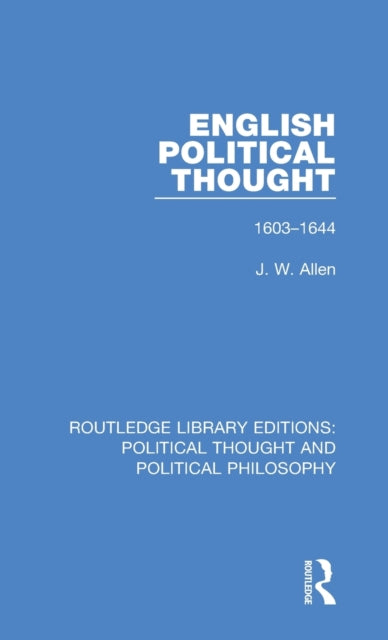 Book cover of: English Political Thought
