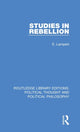 Book cover of: Studies in Rebellion. By: E. Lampert