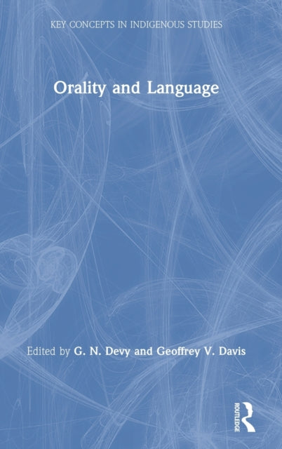 Book cover of: Orality and Language. By: G. N. Devy