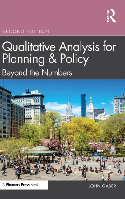 Book cover of: Qualitative Analysis for Planning & Policy. By: John Gaber