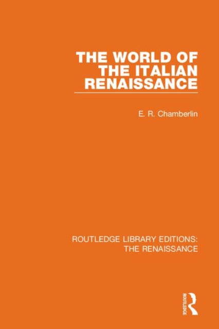 Book cover of: World of the Italian Renaissance