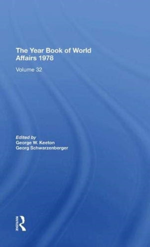 The Year Book Of World Affairs, 1978