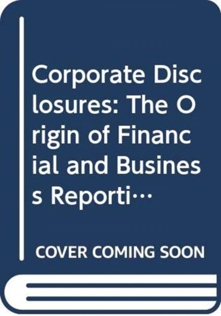 Book cover of: Corporate Disclosures. By: Shankar Jaganathan