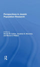 Book cover of: Perspectives In Jewish Population Research. By: Stephen M. Cohen