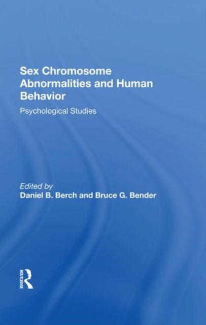Book cover of: Sex Chromosome Abnormalities And Human Behavior