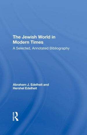 The Jewish World In Modern Times