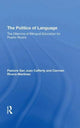 Book cover of: Politics Of Language. By: Pastora Cafferty