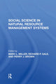 Book cover of: Social Science In Natural Resource Management Systems. By: Marc L. Miller