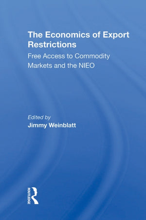 Economics Of Export Restrictions