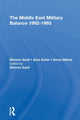 Book cover of: Middle East Military Balance 1992-1993. By: Shlomo Gazit