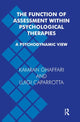 Book cover of: Function of Assessment Within Psychological Therapies. By: Luigi Caparrotta
