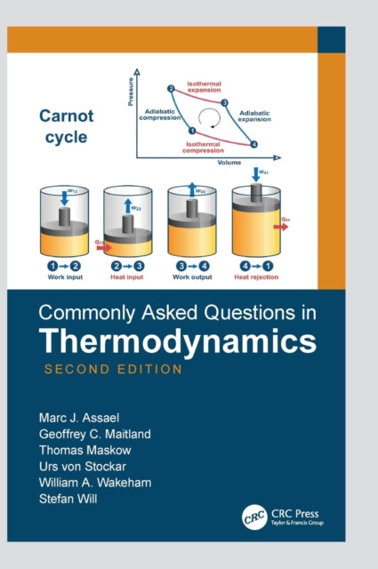 Book cover of: Commonly Asked Questions in Thermodynamics. By: Marc J. Assael