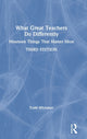 Book cover of: What Great Teachers Do Differently. By: Todd Whitaker