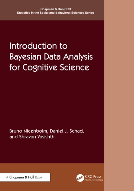 Book cover of: Introduction to Bayesian Data Analysis for Cognitive Science